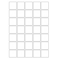40055 - Label Size 38mm x 38mm - 35 label(s) per sheet