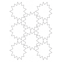 40088 - Label Size 80mm x 90mm - 8 label(s) per sheet