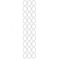 40184 - Label Size 19mm x 25mm - 30 label(s) per sheet