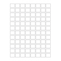 40242 - Label Size 22mm x 18mm - 96 label(s) per sheet