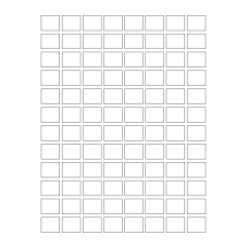 40242 - Label Size 22mm x 18mm - 96 label(s) per sheet 