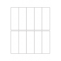 40243 - Label Size 38mm x 110mm - 10 label(s) per sheet
