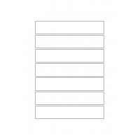 40246 - Label Size 145mm x 27.5mm - 7 label(s) per sheet