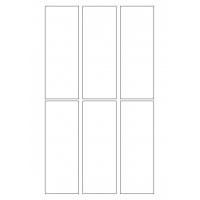 40249 - Label Size 50mm x 138mm - 6 label(s) per sheet