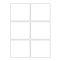 40254 - Label Size 95mm x 85mm - 6 label(s) per sheet