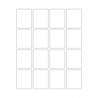 40256 - Label Size 46mm x 57mm - 16 label(s) per sheet