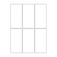 40264 - Label Size 60mm x 125mm - 6 label(s) per sheet