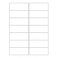 40267 - Label Size 98mm x 38mm - 14 label(s) per sheet