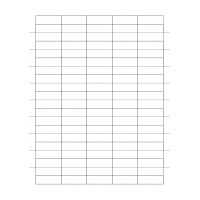 40279 - Label Size 38mm x 12.5mm - 100 label(s) per sheet