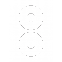 40288 - Label Size 117.5mm x 117.5mm - 2 label(s) per sheet
