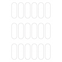 40290 - Label Size 24.821mm x 74.823mm - 18 label(s) per sheet