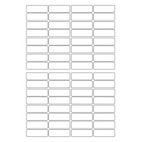 40292 - Label Size 45mm x 15mm - 64 label(s) per sheet