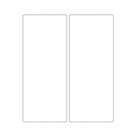 40293 - Label Size 96mm x 232mm - 2 label(s) per sheet
