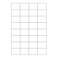 40294 - Label Size 45mm x 33mm - 32 label(s) per sheet