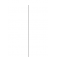 40298 - Label Size 105mm x 68mm - 8 label(s) per sheet