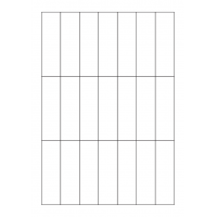 40301 - Label Size 26mm x 88mm - 21 label(s) per sheet