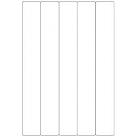 40302 - Label Size 40mm x 290mm - 5 label(s) per sheet