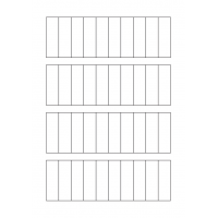 40304 - Label Size 17mm x 55mm - 40 label(s) per sheet