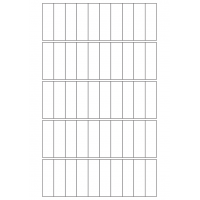 40306 - Label Size 17mm x 55mm - 50 label(s) per sheet