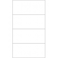 40311 - Label Size 166mm x 73.82mm - 4 label(s) per sheet