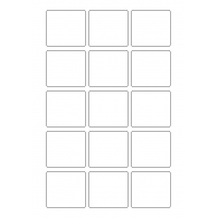 40312 - Label Size 53mm x 50mm - 15 label(s) per sheet
