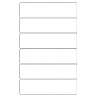 40315 - Label Size 175mm x 45mm - 6 label(s) per sheet