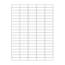 40318 - Label Size 38mm x 12mm - 100 label(s) per sheet 