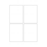 40320 - Label Size 85mm x 112mm - 4 label(s) per sheet