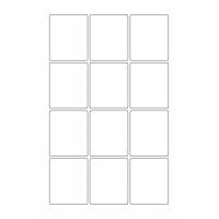 40330 - Label Size 52mm x 62mm - 12 label(s) per sheet