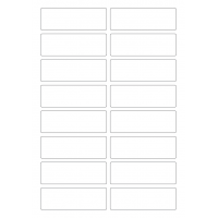 40332 - Label Size 90mm x 30mm - 16 label(s) per sheet