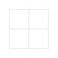 40338 - Label Size 100mm x 100mm - 4 label(s) per sheet