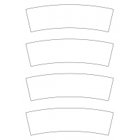 40343 - Label Size 186.568mm x 58.016mm - 4 label(s) per sheet