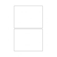 40347 - Label Size 150mm x 115mm - 2 label(s) per sheet