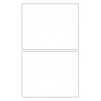 40351 - Label Size 166mm x 134mm - 2 label(s) per sheet