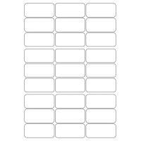 40359 - Label Size 63mm x 29mm - 27 label(s) per sheet