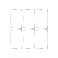 40360 - Label Size 62.078mm x 101.203mm - 6 label(s) per sheet