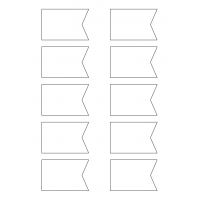 40363 - Label Size 70mm x 46mm - 10 label(s) per sheet