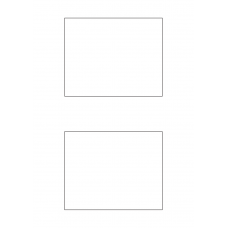40367 - Label Size 127.5mm x 102mm - 2 label(s) per sheet 