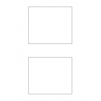 40369 - Label Size 128.5mm x 108mm - 2 label(s) per sheet