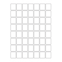 40371 - Label Size 25mm x 30mm - 56 label(s) per sheet