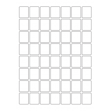 40371 - Label Size 25mm x 30mm - 56 label(s) per sheet 