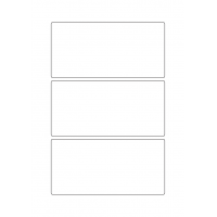 40375 - Label Size 156mm x 76mm - 3 label(s) per sheet