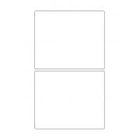 40377 - Label Size 148mm x 123mm - 2 label(s) per sheet