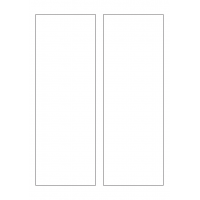 40378 - Label Size 89mm x 254mm - 2 label(s) per sheet