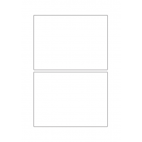 40385 - Label Size 155mm x 115mm - 2 label(s) per sheet