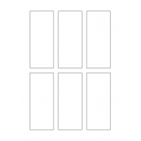 40392 - Label Size 50mm x 120mm - 6 label(s) per sheet