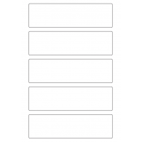 40395 - Label Size 175mm x 50mm - 5 label(s) per sheet