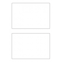 40397 - Label Size 183mm x 122.5mm - 2 label(s) per sheet