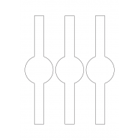40400 - Label Size 60mm x 230mm - 3 label(s) per sheet