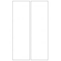 40402 - Label Size 84mm x 287mm - 2 label(s) per sheet